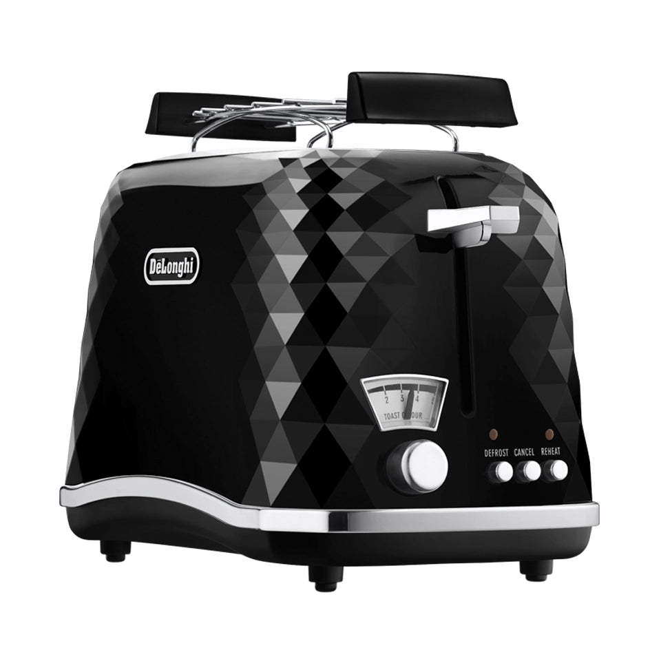 DeLonghi Brillante 2-Slice Toaster – Black