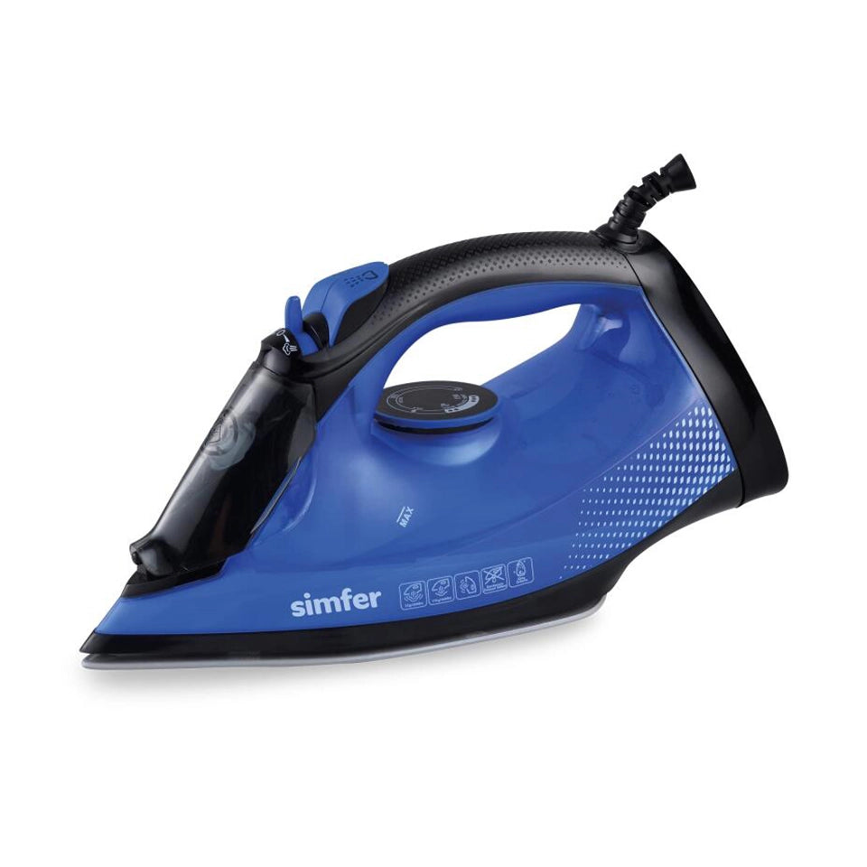 Simfer Steam Energy 2400W Steam Iron – Blue