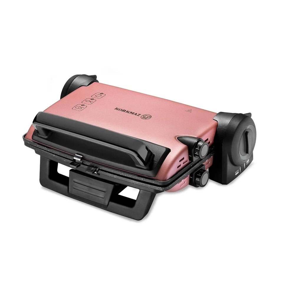 Korkmaz Formula 2-in-1 Sandwich Maker – Rose Gold