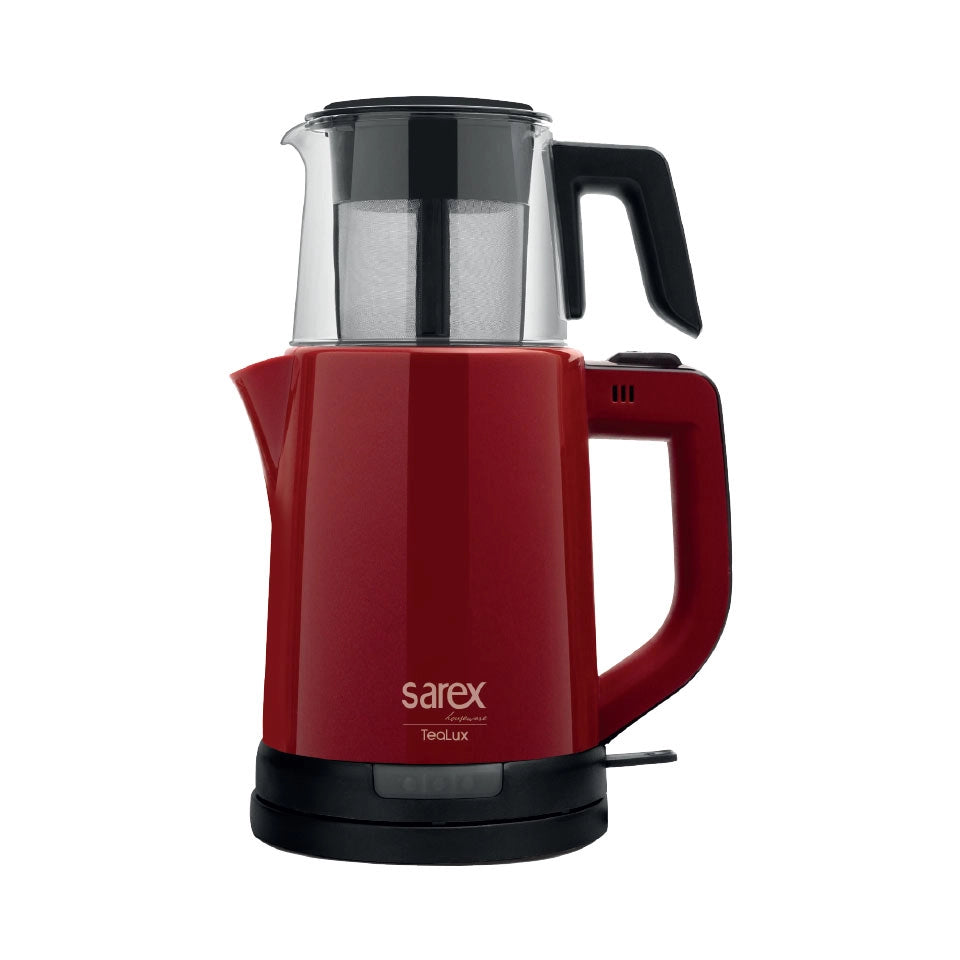 Sarex Tealux 1.5L Electric Tea Maker – Red