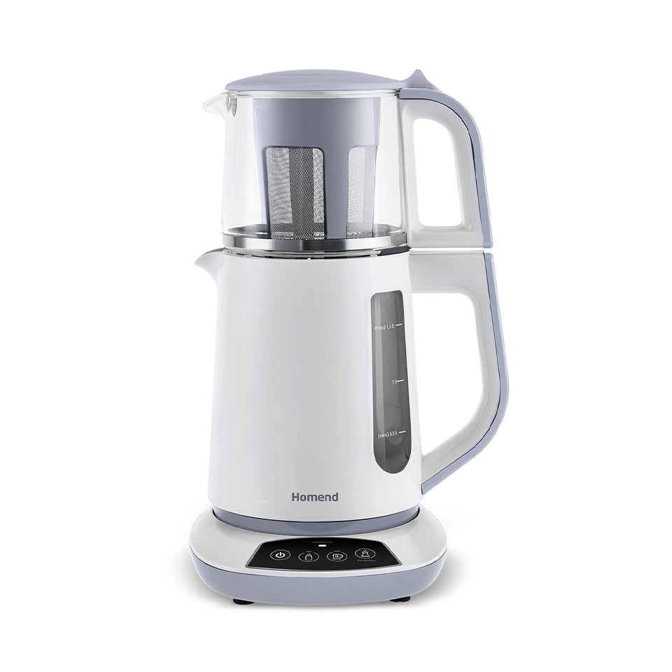 Homend Royaltea 1.5L Talking Electric Tea Maker – White