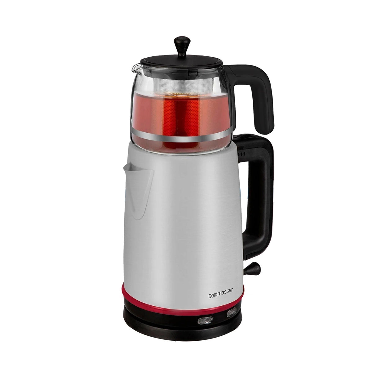Goldmaster Dem BY-5315 XL Glass & Stainless Steel Tea Maker