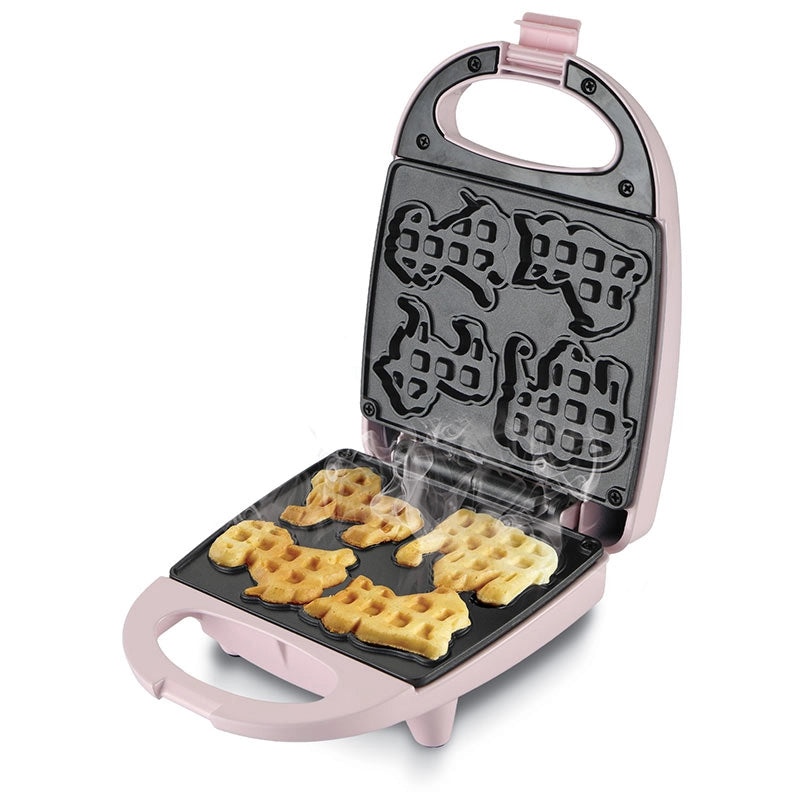 Kiwi 2-Slice Waffle Maker – Pink KSM-2407