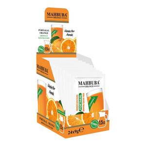Mahbuba Orange Flavored Instant Cold Drink Powder 24x9g