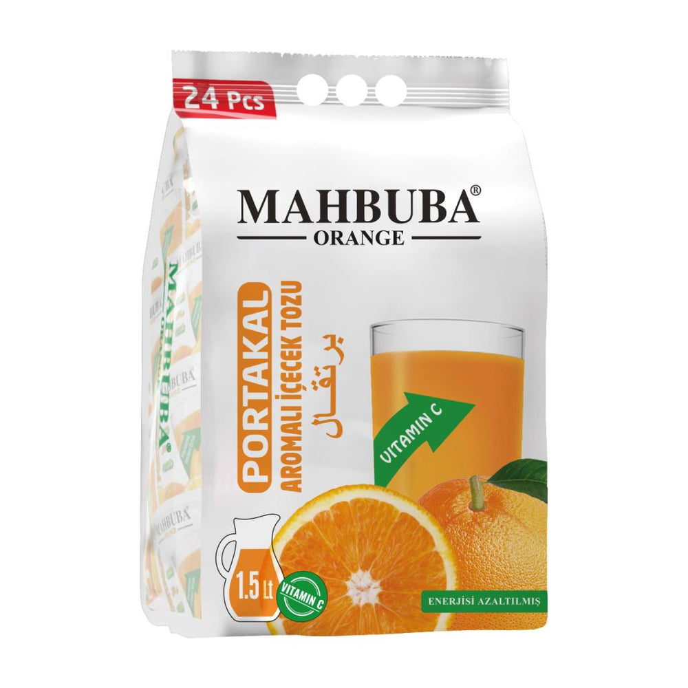Mahbuba Orange Flavored Instant Cold Drink Powder 24x11.2g