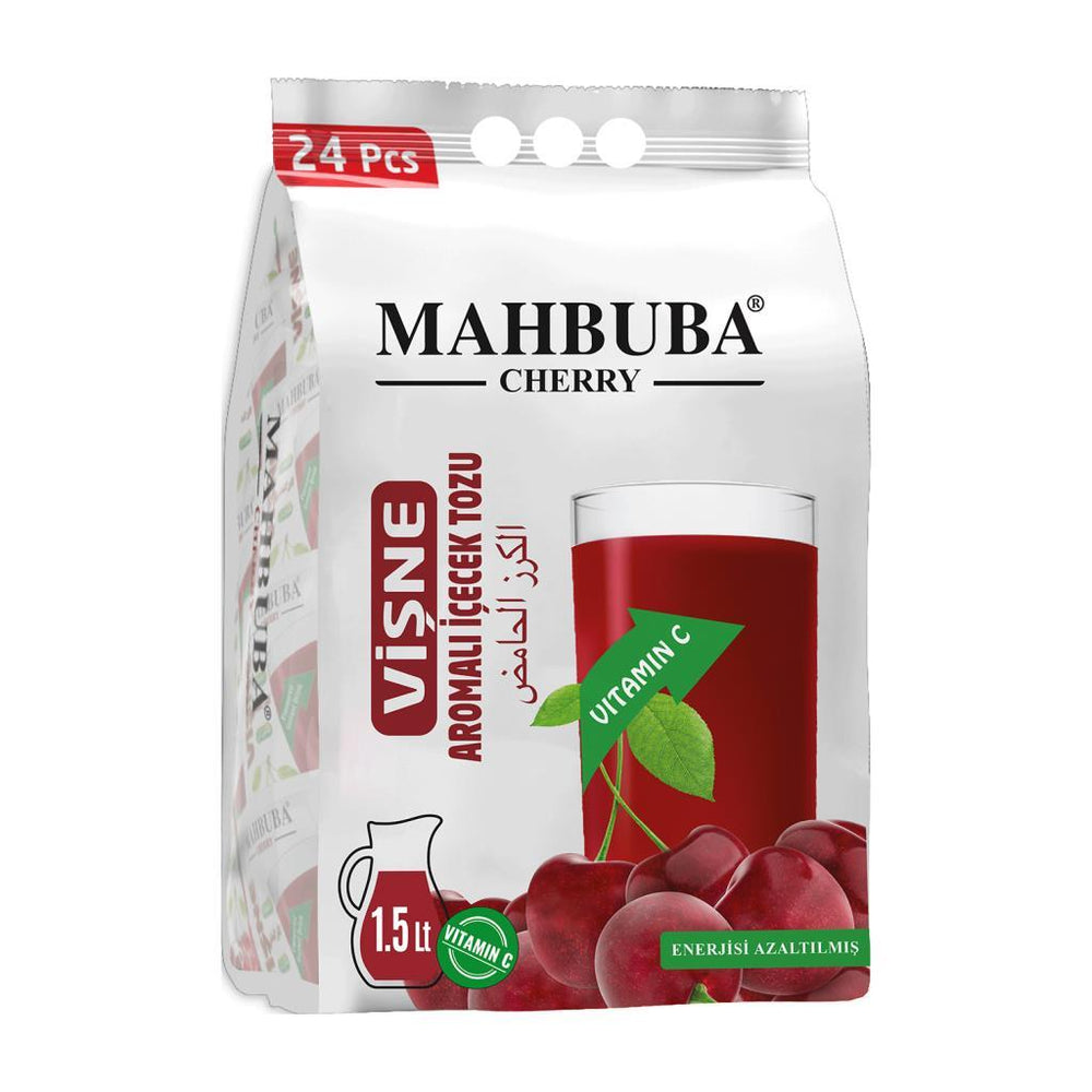 Mahbuba Sour Cherry Flavored Instant Cold Drink Powder 24x11.2g