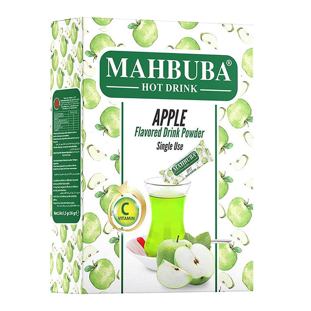 Mahbuba Single-Serve Apple Flavored Oralet Hot Drink 24x1.5g