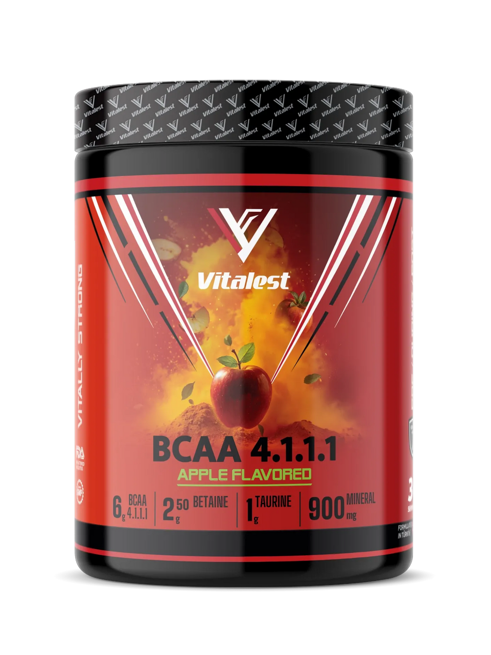 BCAA 4.1.1.1 بنكهة التفاح 444 جم - 30 حصة