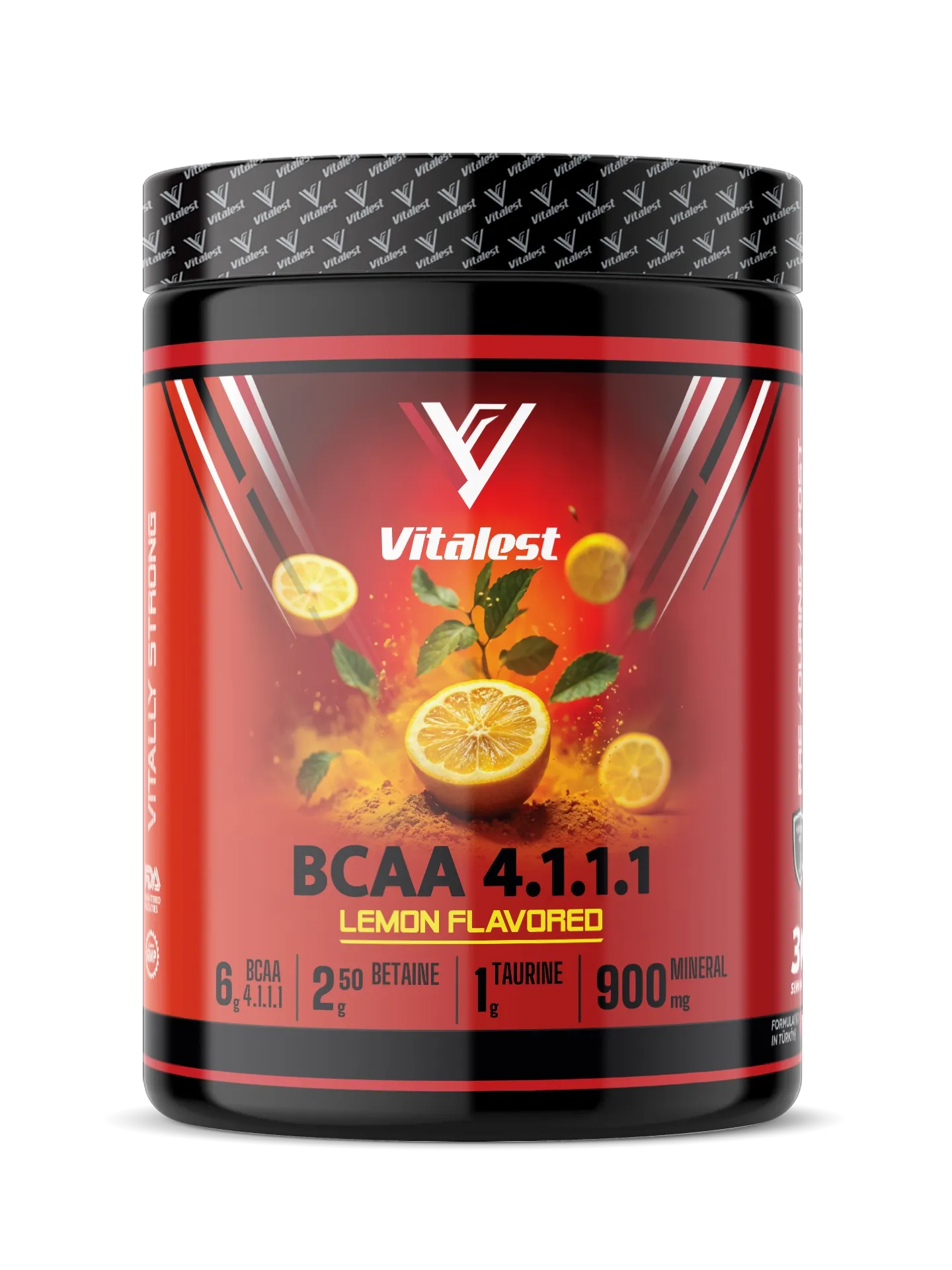 BCAA 4.1.1.1 بنكهة الليمون 444 جم – 30 حصة