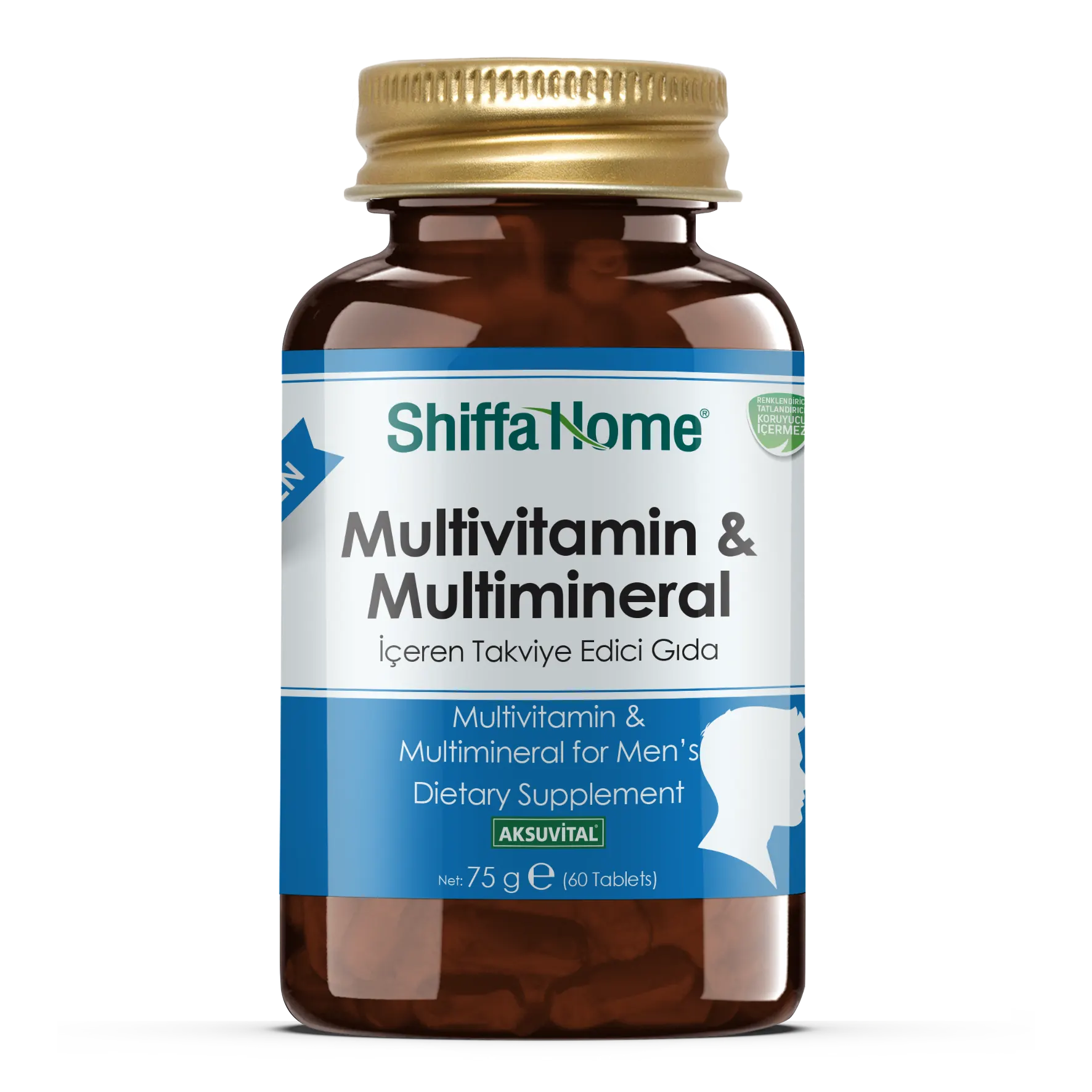 فيتامينات ومعادن متعددة - للرجال - 1260 ملجم × 60 قرصًا