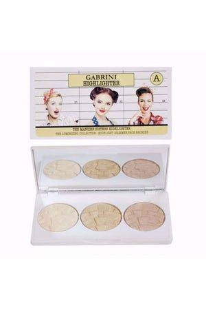 Gabrini 3-Piece Illuminator A Palette - Highlighter Ebr361