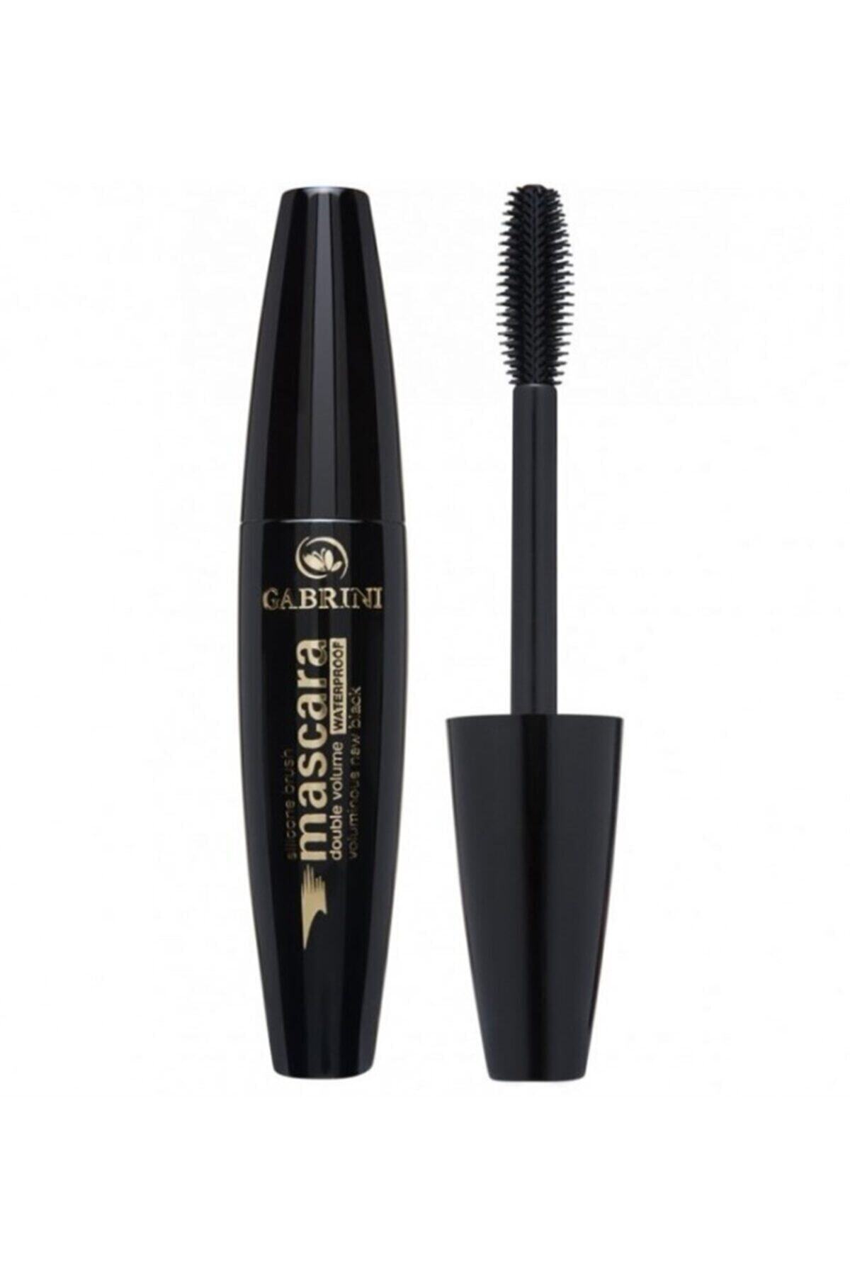 Gabrini Waterproof Black Mascara Silicone Brush Mascara Waterproof 8696814061263