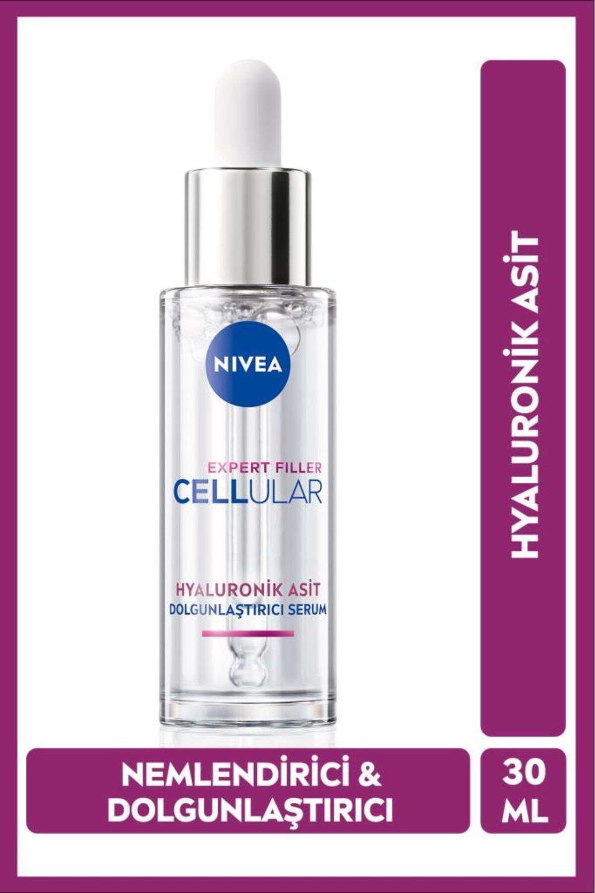 Nivea Cellular Expert Filler Intensive Moisturizing Serum 30ml, Hyaluronic Acid, Anti-Wrinkle