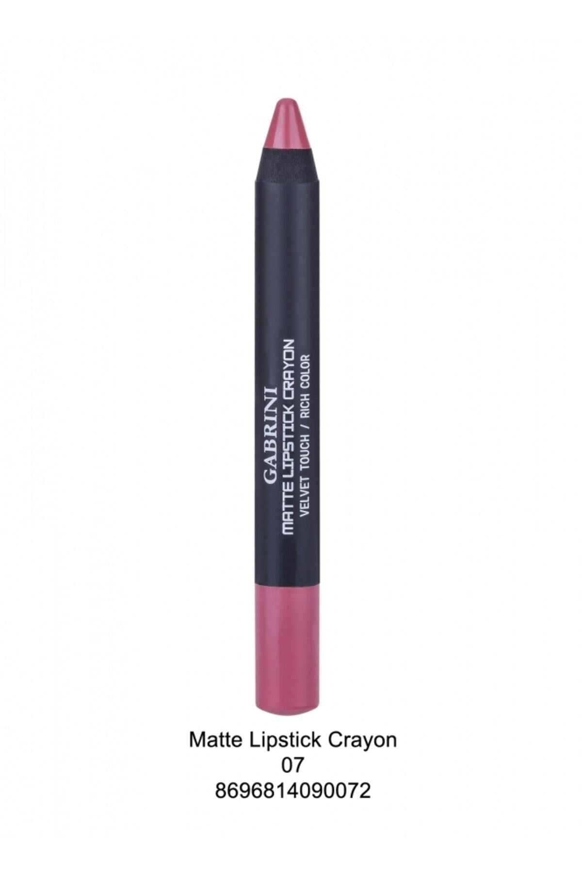 Gabrini Matte Lipstick Crayon - 07