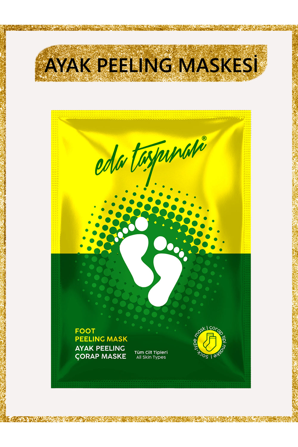 Foot Peeling Mask – Dead Skin Purifying & Soft Skin Effect