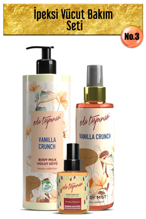 Silky Body Care Set No.3: Vanilla Hair P Vanilla Body Mist Vanilla Body S (EGX82-EGX62-EGX84)