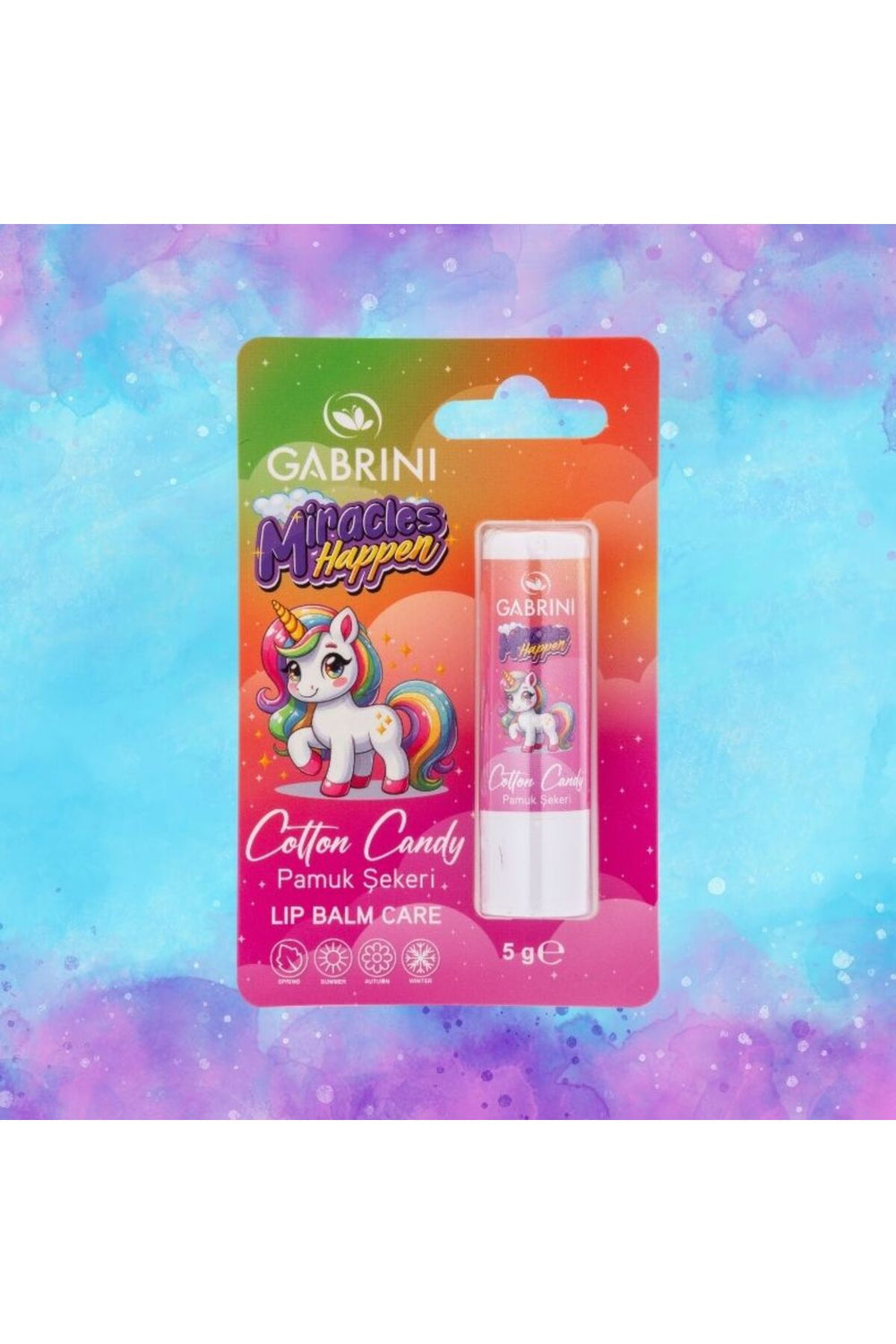 Gabrini Unicorn Kids Lipcare Cotton Candy