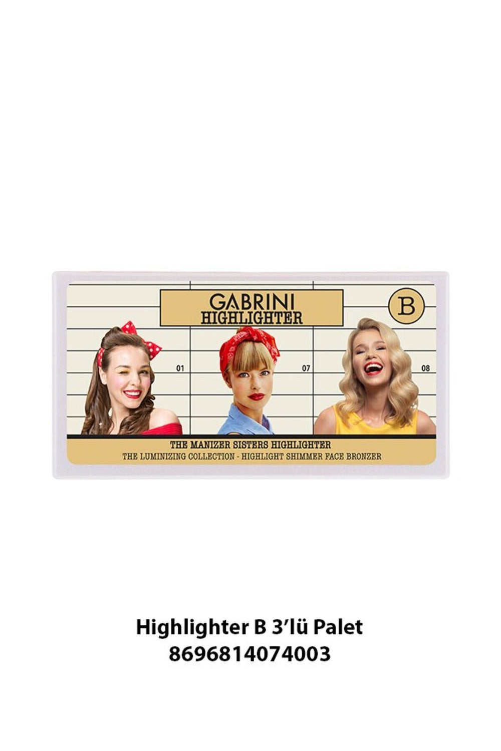 Gabrini Highlighter Set B 3-pack