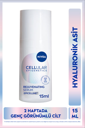 Nivea Cellular Epigenetics Rejuvenating Anti-Aging Skin Serum 15ml, Plumping, Hyaluronic Acid