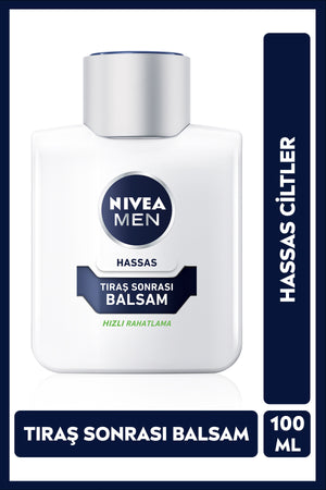 Nivea MEN Men's Sensitive Skin Special After Shave Balm 100ml, Anti-Irritation and Sensitivity, Moisturizing