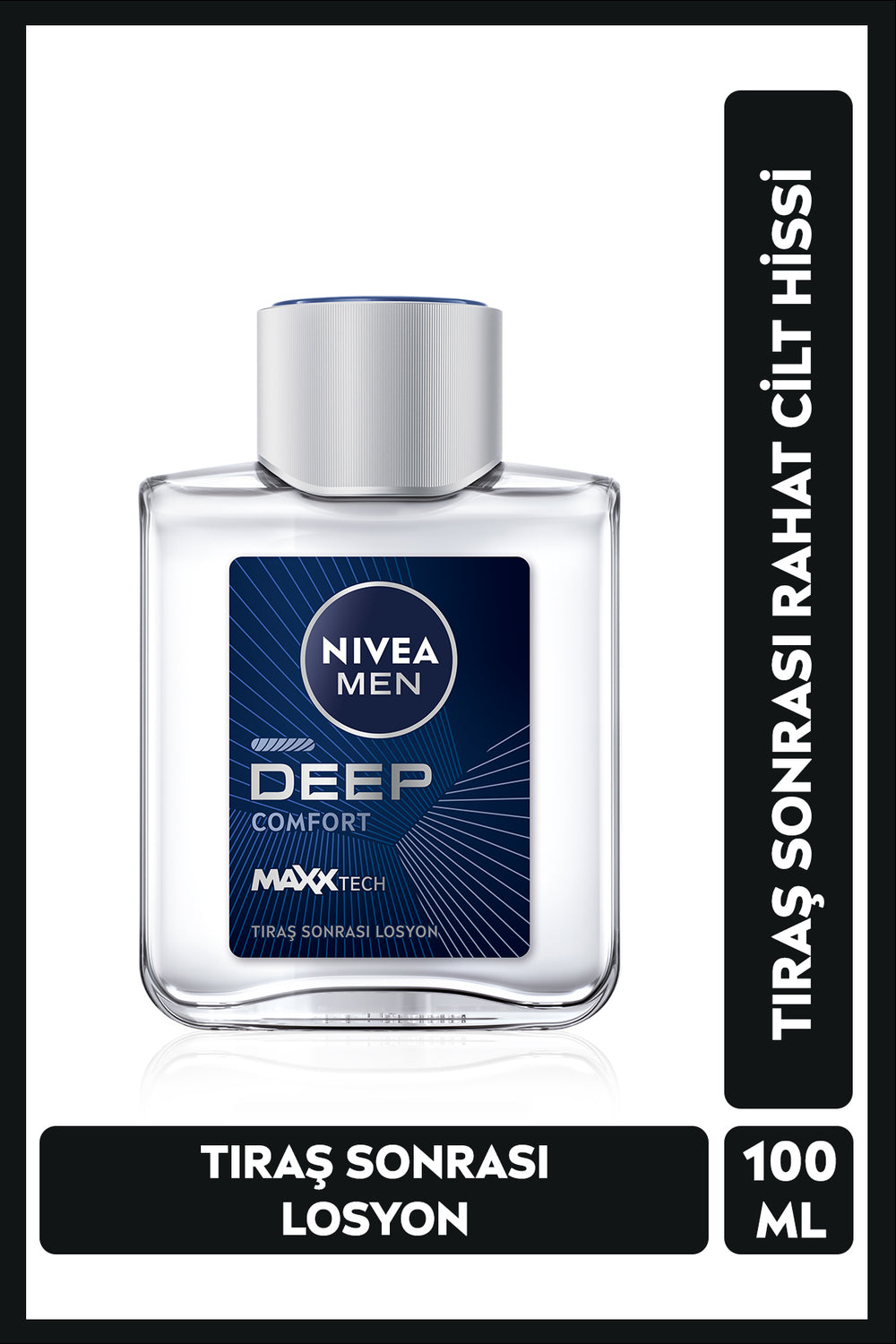 Nivea MEN Men's After Shave Lotion Deep Comfort 100ml,Regenerating,Refreshing,Moisturizing