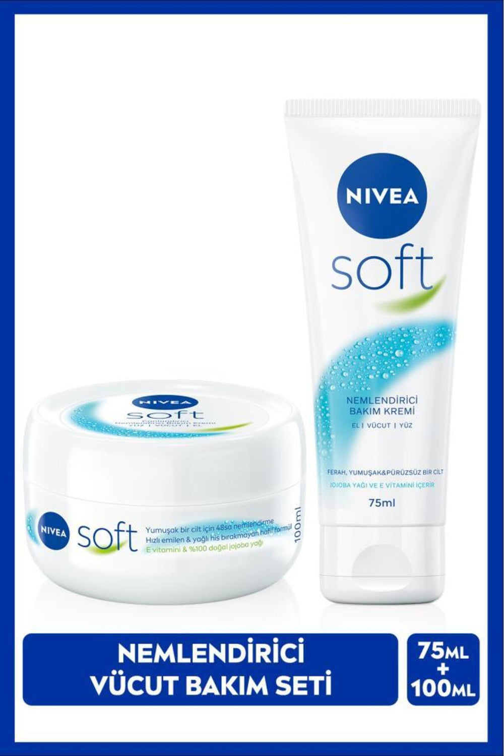 Nivea Cream Soft 75 ml + Cream Soft 100 Ml