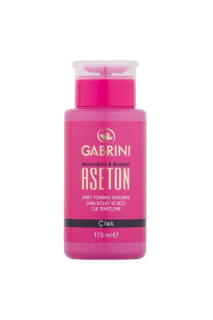 Gabrini Acetone Pump - 175 ml (STRAWBERRY)