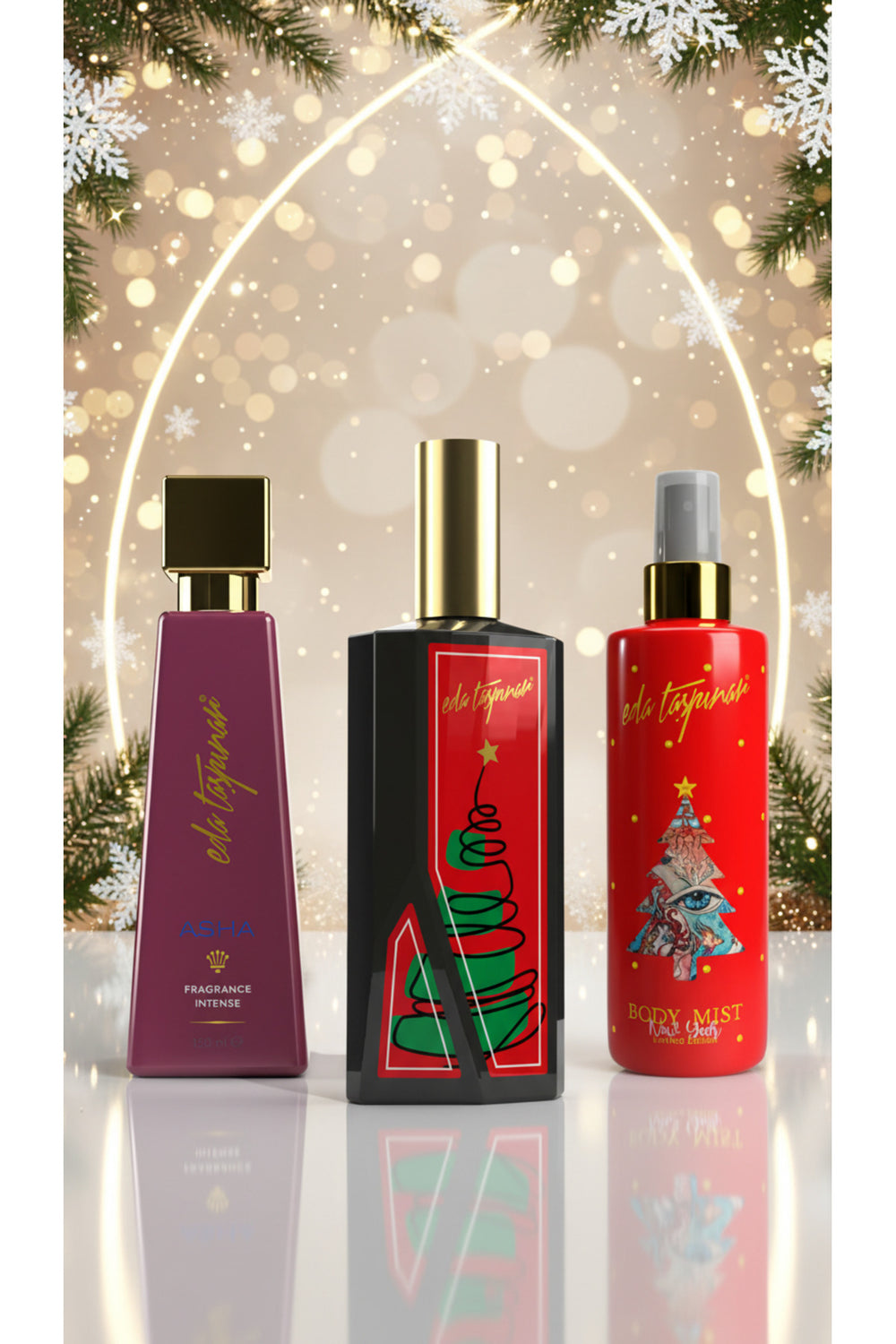 New Year Limited Edition Perfume Set | Perfume Mist + Body Mist + Asha EDP
