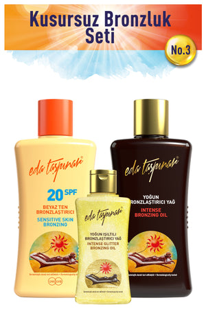Perfect Tan Set no.3 Spf0+WhiteT+MiniShimmer (EGX03-EGX19-EGX95)