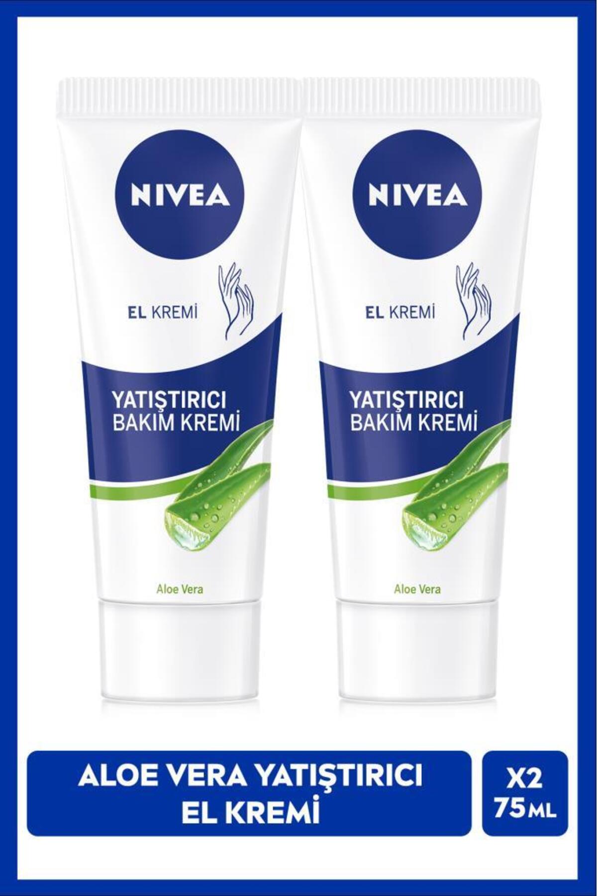 Nivea Soothing Hand Care Cream Aloe Vera 75ml, Moisturizing, Soft Skin, Fast Absorbed, X2 Pieces