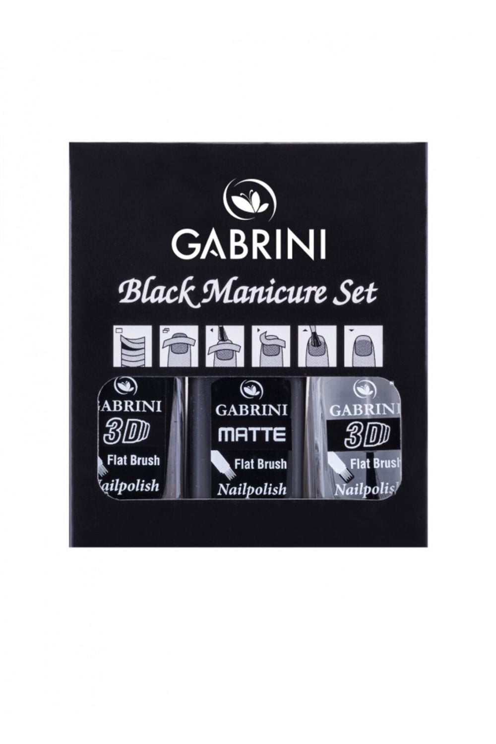 Gabrini Black Manicure Set