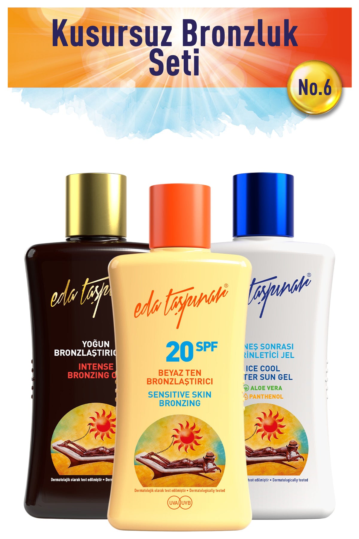 Perfect Tan Set no.6 Spf0+WhiteT+Gel (EGX03-EGX19-EGX32)