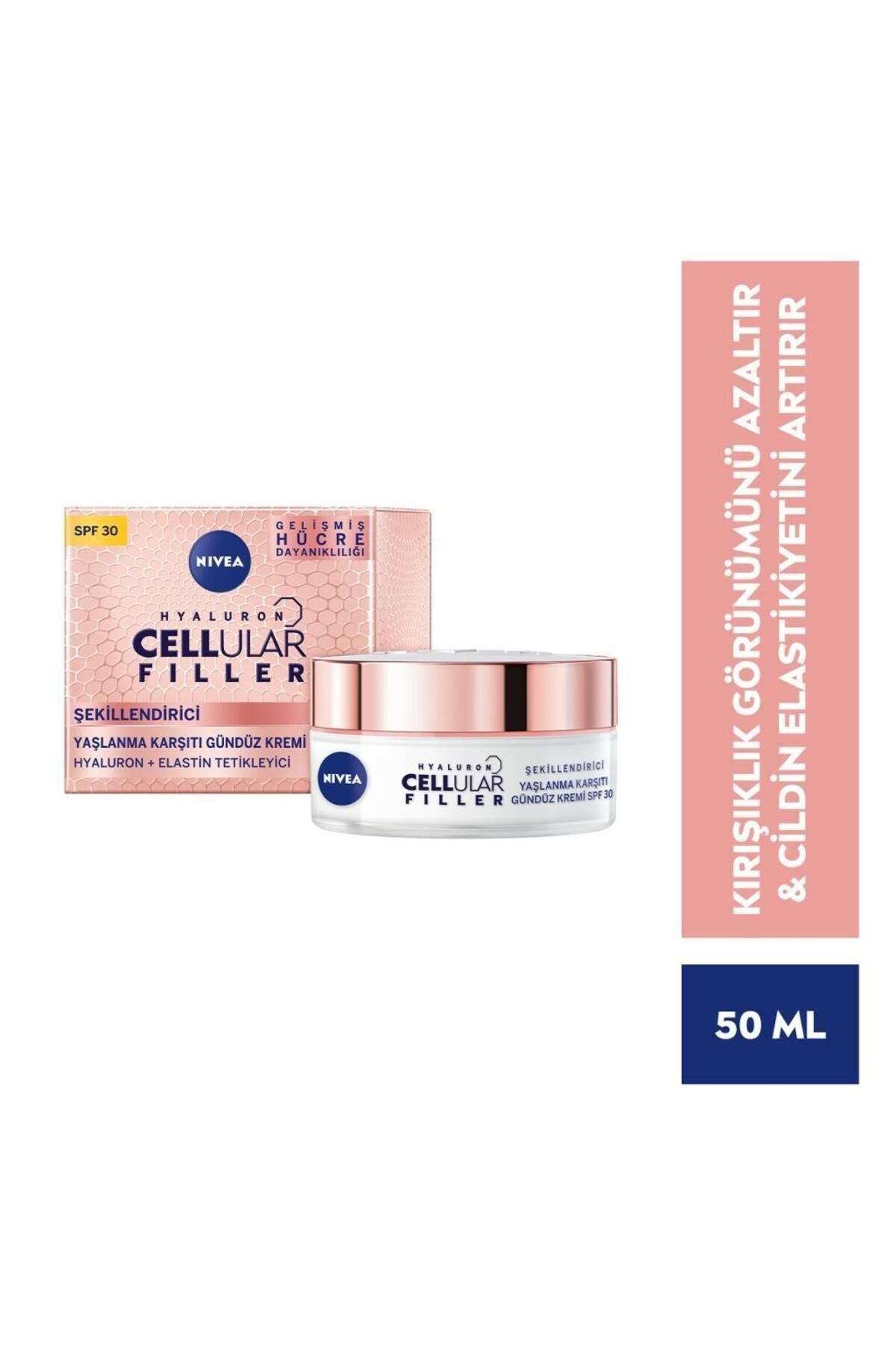 Nivea Hyaluron Cellular Filler + Sculpting Anti-Aging Day Cream 50 Ml Spf 30