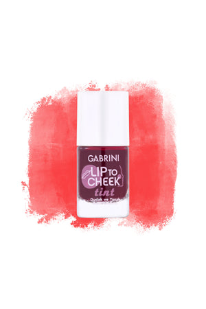 Gabrini Lip To Cheek Tint Coral Red