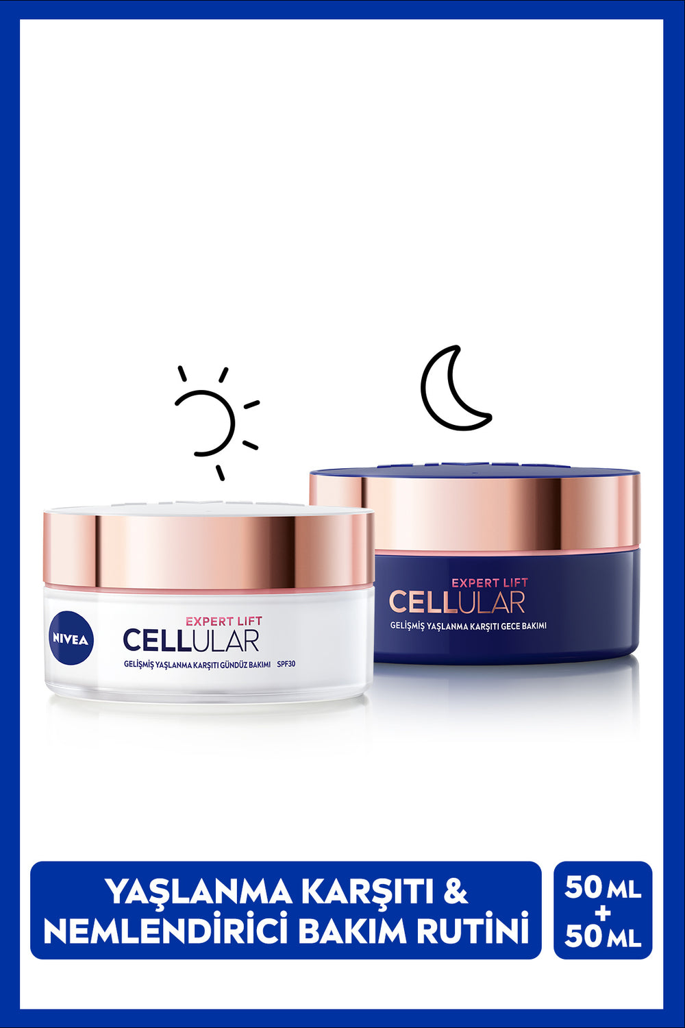 Nivea Cellular Expert Lift Pure Bakuchiol Advanced Anti-Aging Day and Night Face Cream 50ml
