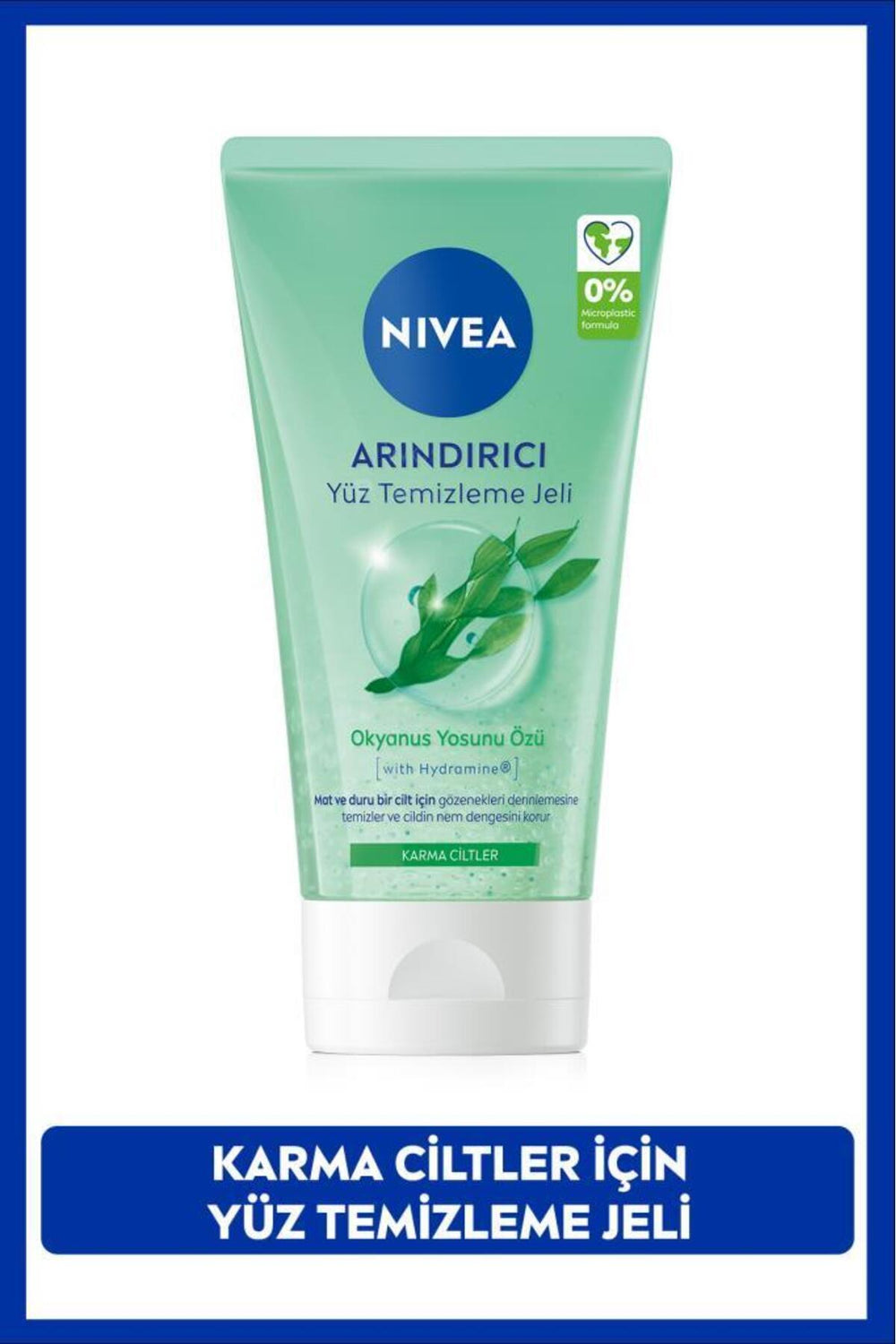 Nivea Purifying Facial Cleansing Gel 150ml, Combination Skin, Pore Cleaner, Moisturizer, Mattifying