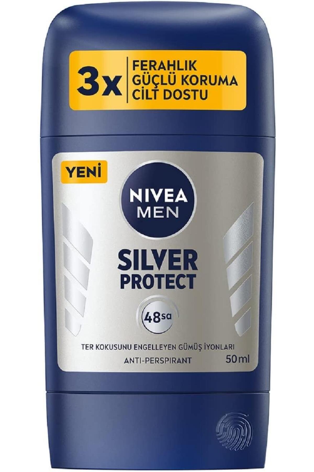 Nivea Stick 50 Ml Male - Silver Protect