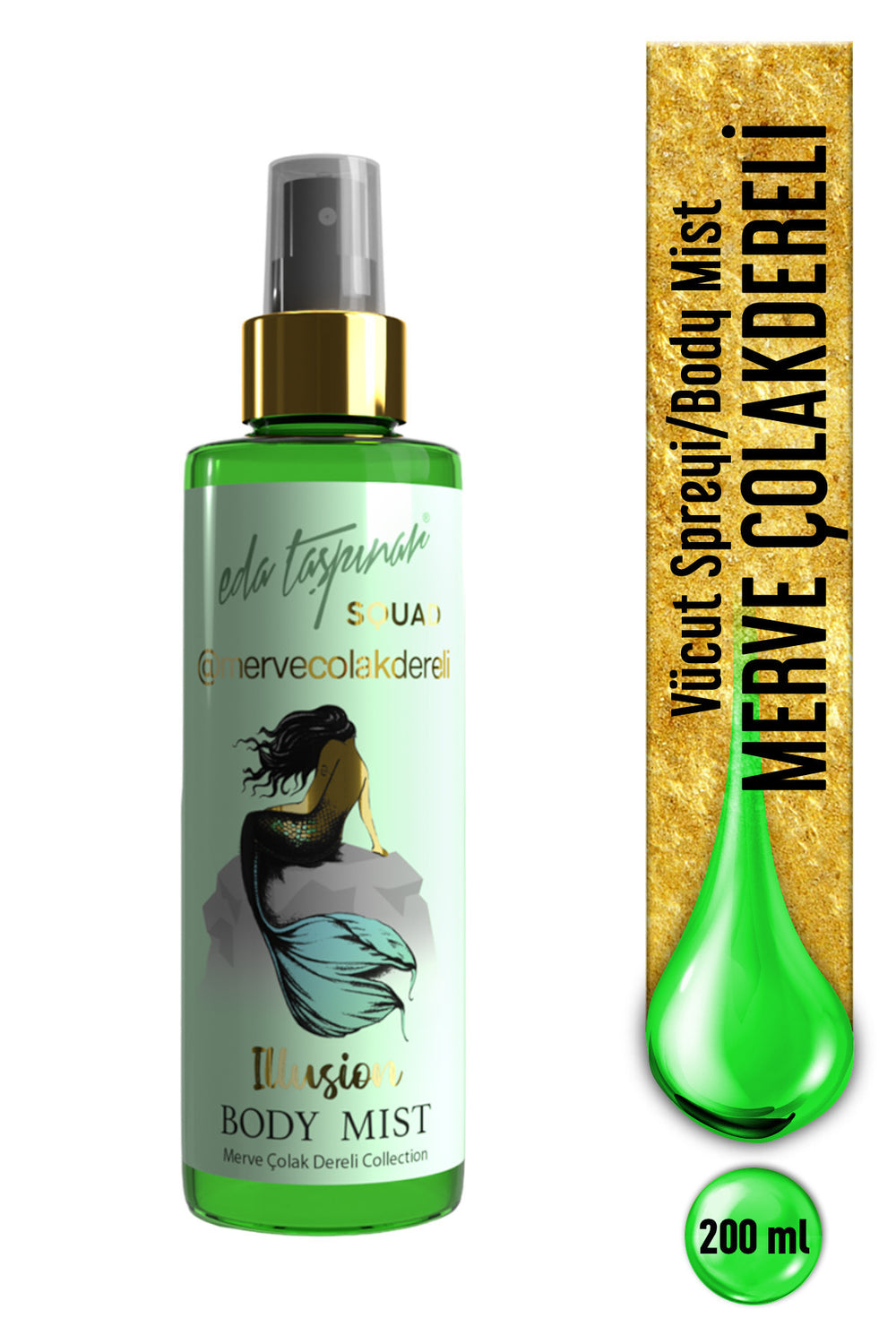 Merve Çolak Dereli Collection Body Mist – Special Series & Impressive Fragrance 200 ml