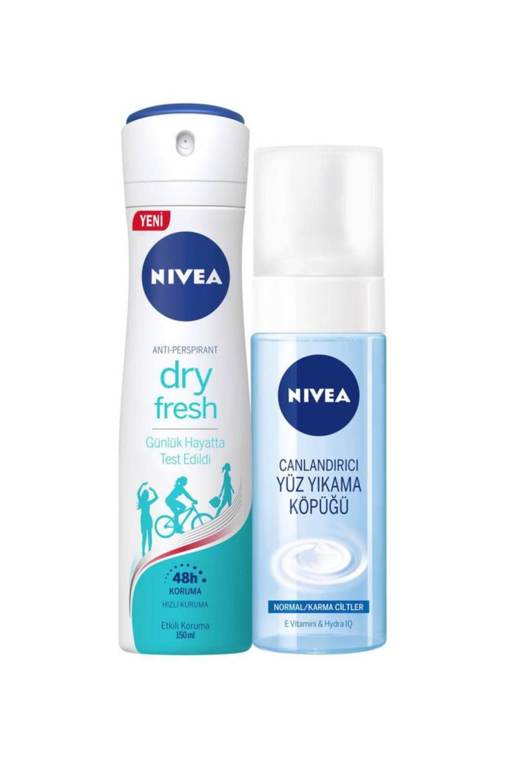 Nivea Dry Fresh Deosprey 150ml Facial Cleansing Foam Normal and Mixed Skin 150 ml