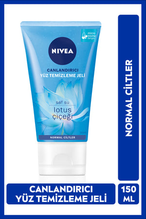 Nivea Revitalizing Facial Cleansing Gel 150ml, Refreshing Lotus Flower, Deep Cleansing, Hydra