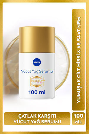 Nivea Luminous630 Anti Stretch Marks Body Care Oil Serum 100ml, Pregnancy, Weight Change Stretch Mark Remover