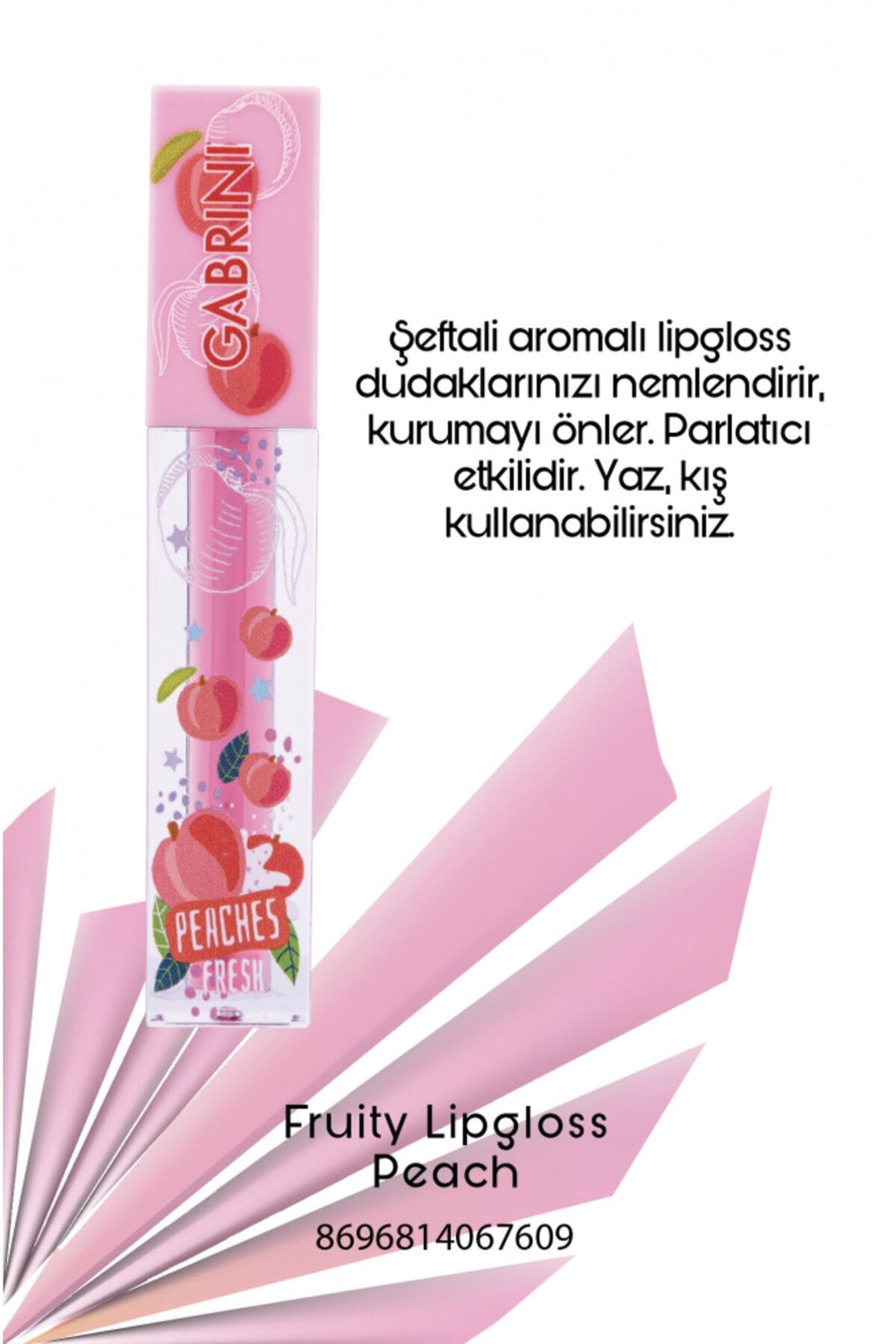 Gabrini Fruity Lipgloss Peaches