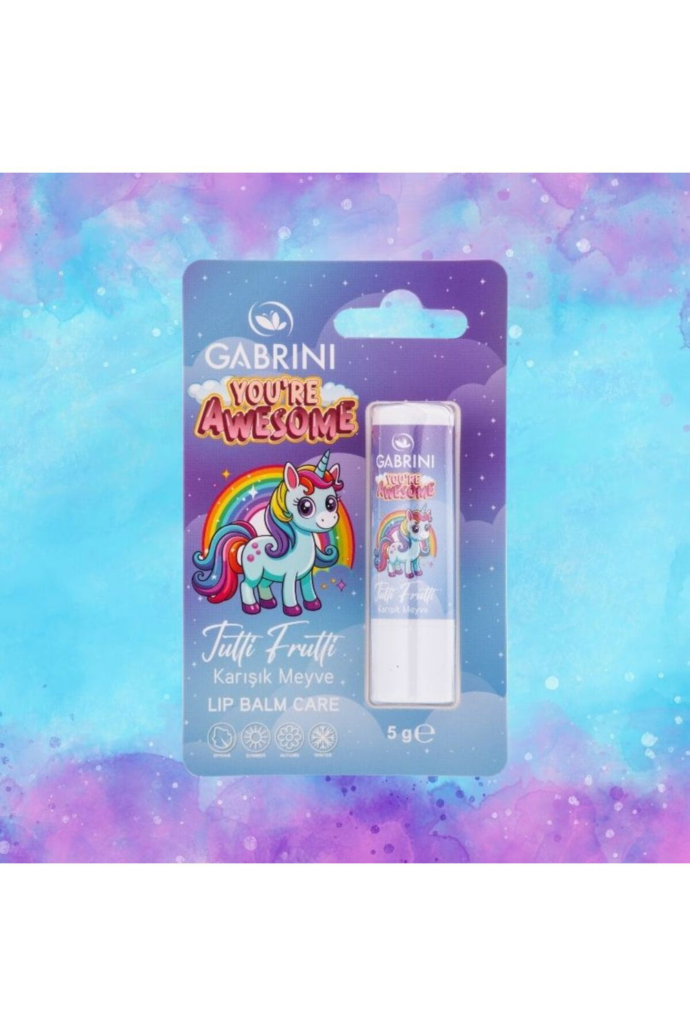 Gabrini Unicorn Kids Lipcare Tutti Frutti