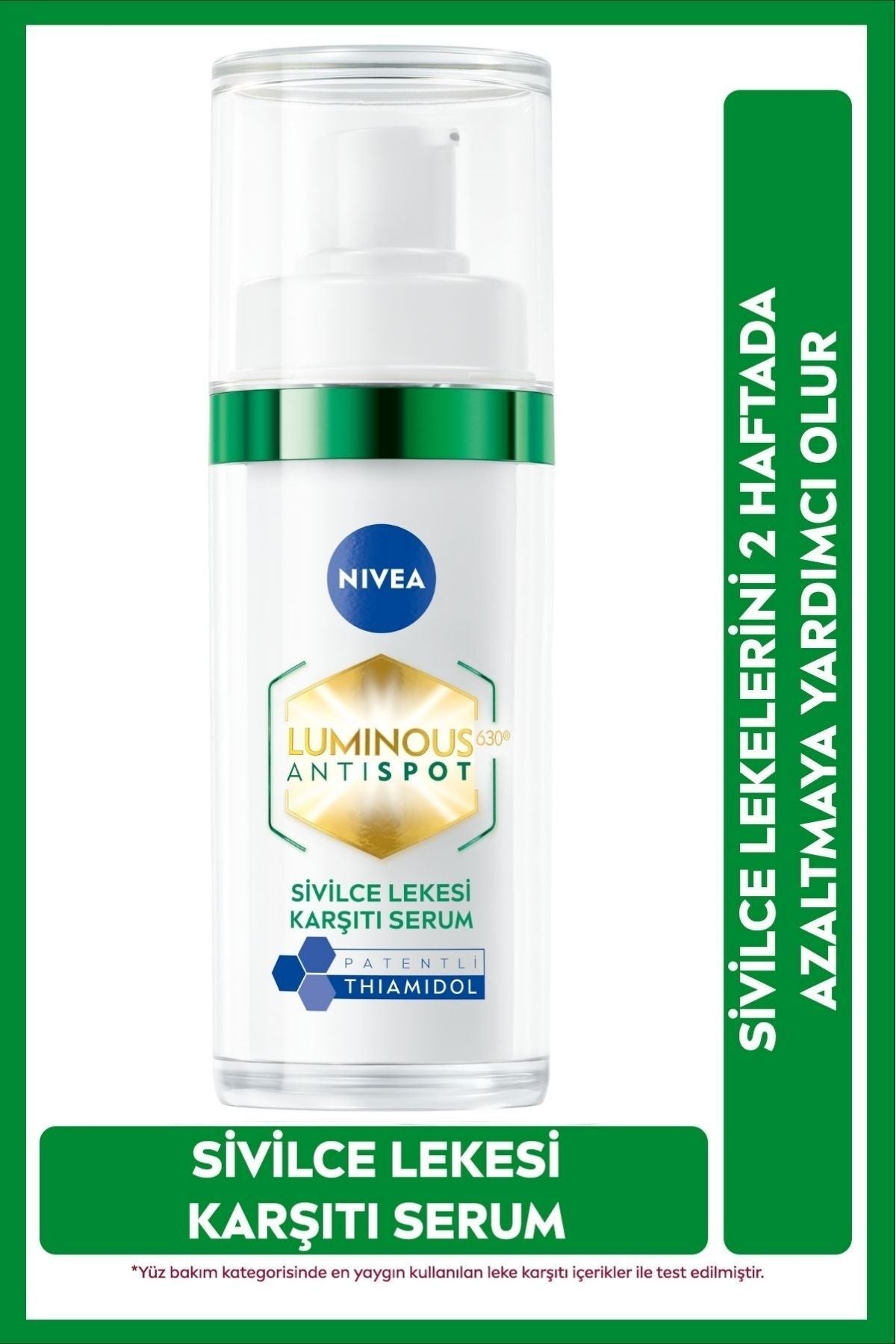 Nivea Luminous630 Anti-Acne Blemish Skin Serum 30ml, Salicylic Acid, Hyaluronic Acid, Acne-Prone Skin
