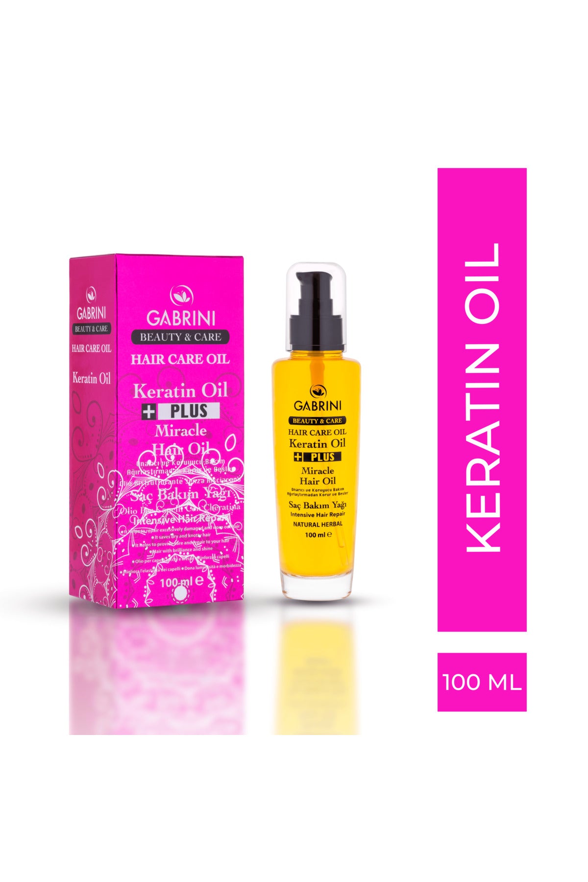Gabrini Keratin Hair Care Oil 8696814073112