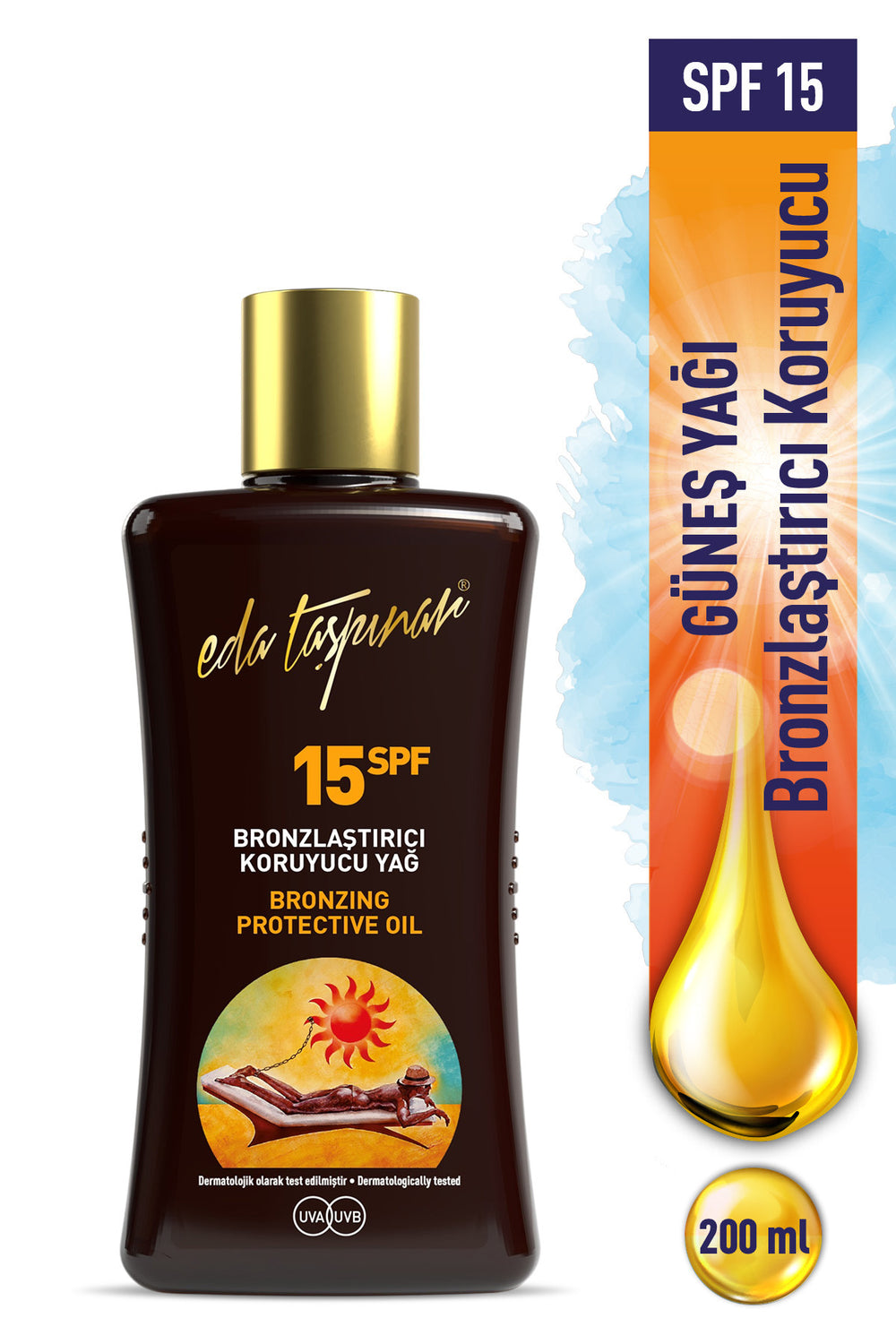 Bronzing Protective Oil SPF 15 – Sun Protection & Bronze Look 200 ml