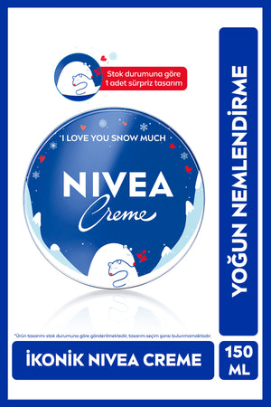 Nivea Moisturizing Creme 150ml, Intense Moisturizing, Caring Protection, Eucerit, Soft Skin, Hand Face Body