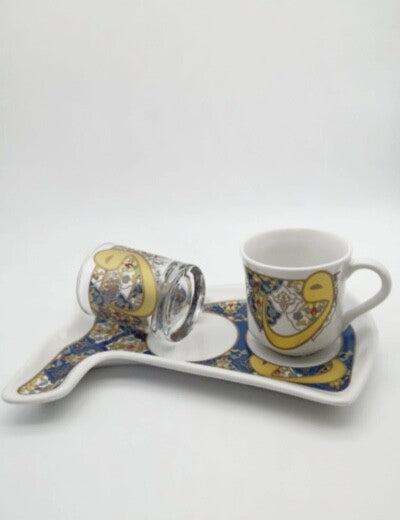 Coffee cup set for one person - 3 pieces