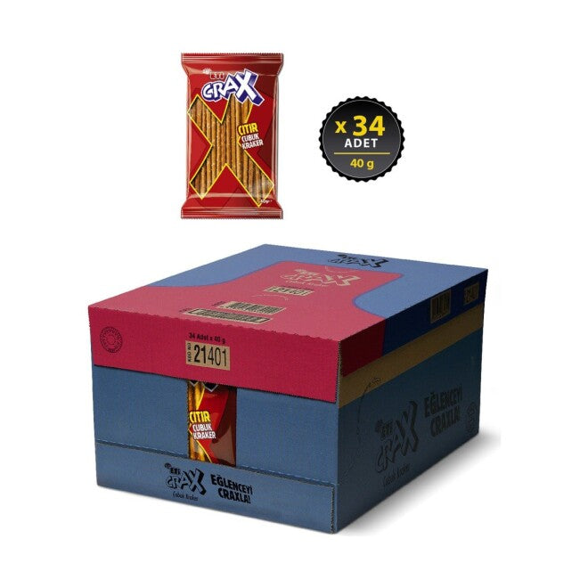 ايتي كراكس بسكويت مالح سادة 40 جرام 34 قطعة