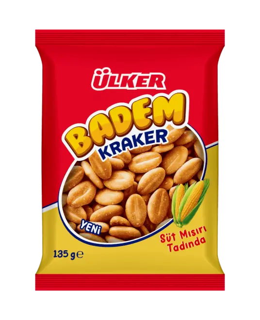 أولكر بسكويت مملح بالذرة واللوز 135 جم